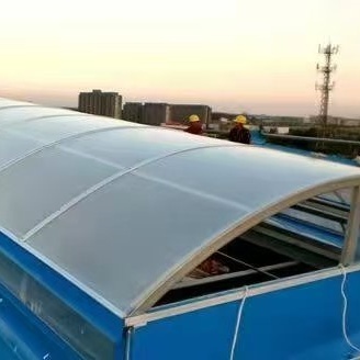 石家庄市电动排烟天窗薄型通风气楼 - 方案